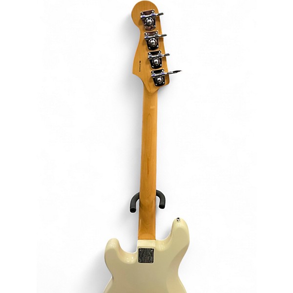 Used Fender Player Precision Fretless  Bass Cream Electric Bass Guitar