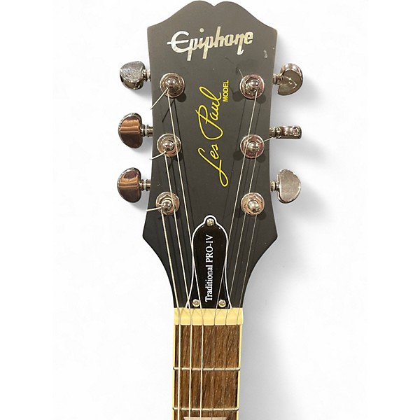 Used Epiphone Les Paul Traditional Pro IV Wine Red Solid Body Electric Guitar