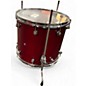Used DW 5 Piece Design Series crimson red Drum Kit
