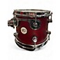 Used DW 5 Piece Design Series crimson red Drum Kit