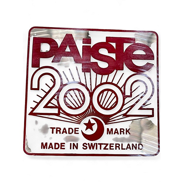 Used Paiste 18in 2002 Crash Cymbal