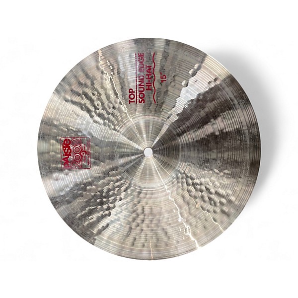 Used Paiste 15in 2002 Sound Edge Hi Hat (Pair) Cymbal
