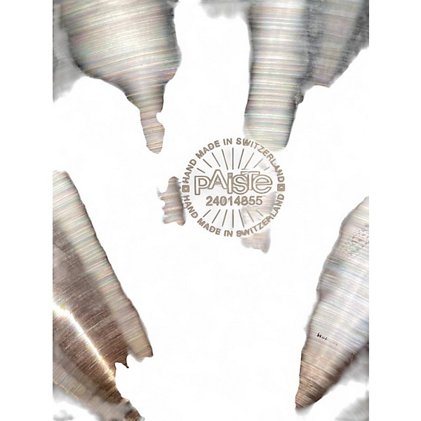 Used Paiste 15in 2002 Sound Edge Hi Hat (Pair) Cymbal