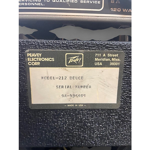 Vintage 1980s Peavey  Deuce Tube Guitar Combo Amp