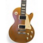 Used 2012 Gibson Les Paul Tribute Gold Top Solid Body Electric Guitar thumbnail