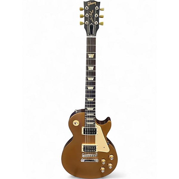 Used 2012 Gibson Les Paul Tribute Gold Top Solid Body Electric Guitar