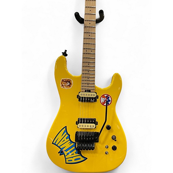 Used Fu Tone Pro yellow Solid Body Electric Guitar