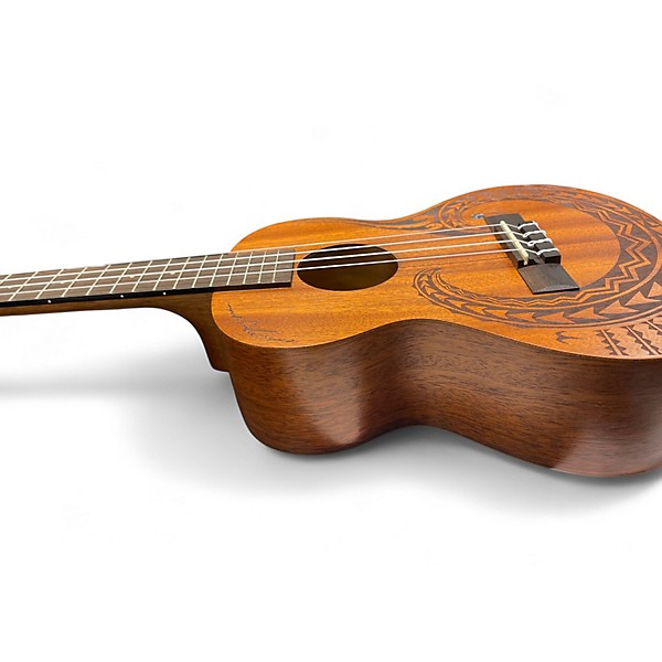 Used Kala KA COURAGE T  NATURAL TRIBAL Ukulele