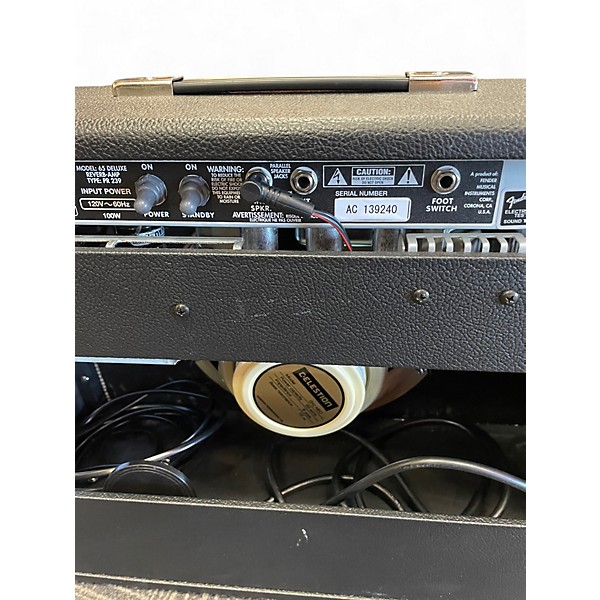 Used Fender 1965 Reissue Deluxe Reverb 22W Tube Guitar Combo Amp