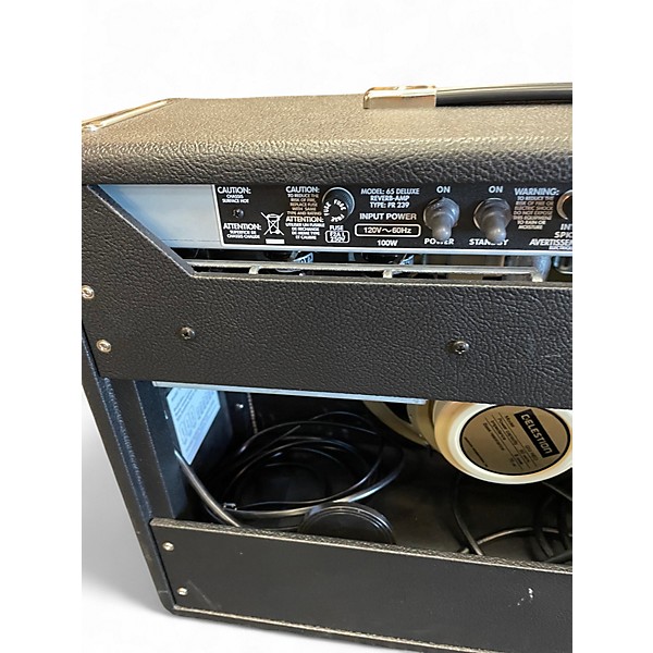 Used Fender 1965 Reissue Deluxe Reverb 22W Tube Guitar Combo Amp