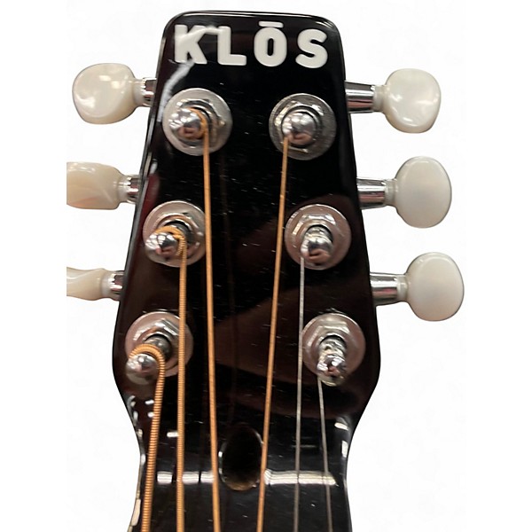 Used Klos Travel Carbon Fiber Carbon Fiber Acoustic Electric Guitar