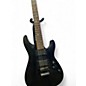 Used Schecter Guitar Research damien fr Black Solid Body Electric Guitar