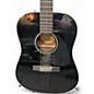 Used Fender CD60 Dreadnought Black Acoustic Guitar
