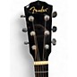 Used Fender CD60 Dreadnought Black Acoustic Guitar