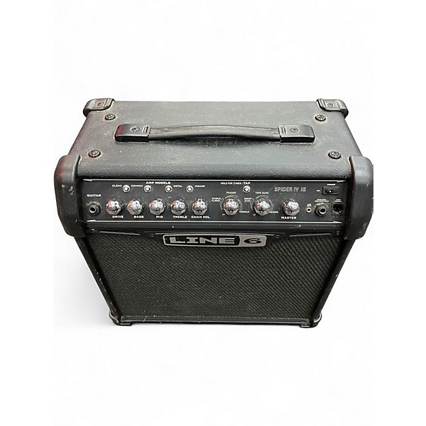 Used Line 6 Spider IV 15W 1X8 Guitar Combo Amp