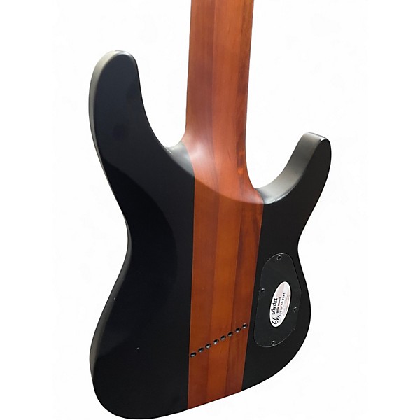 Used Schecter Guitar Research Rob Scallon C8 Black Solid Body Electric Guitar