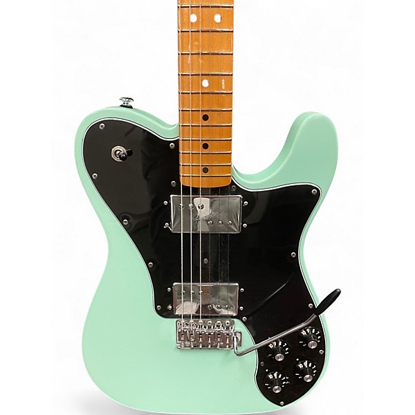 Used Fender 1972 Reissue Telecaster Deluxe Seafoam Green Solid Body Electric Guitar