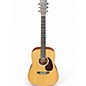 Used Martin D Jr E Natural Acoustic Electric Guitar