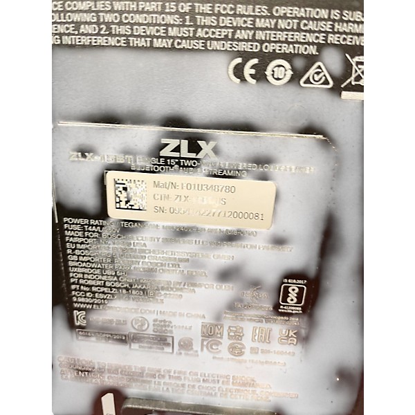 Used Electro-Voice ZLX-15 15in 2-Way Unpowered Speaker