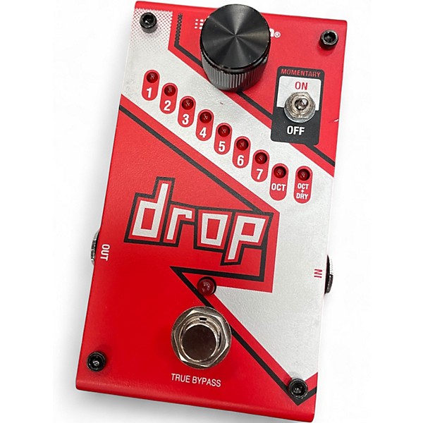 Used DigiTech The Drop Polyphonic Drop Tune Pitch-Shifter Effect Pedal