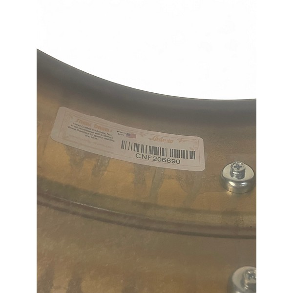 Used Ludwig 14X6.5 Raw Brass BRASS Drum