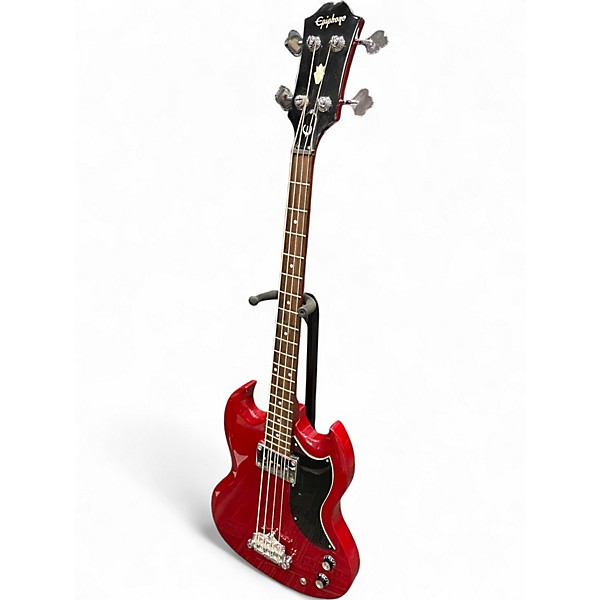 Used Epiphone EB-0 RED Electric Bass Guitar