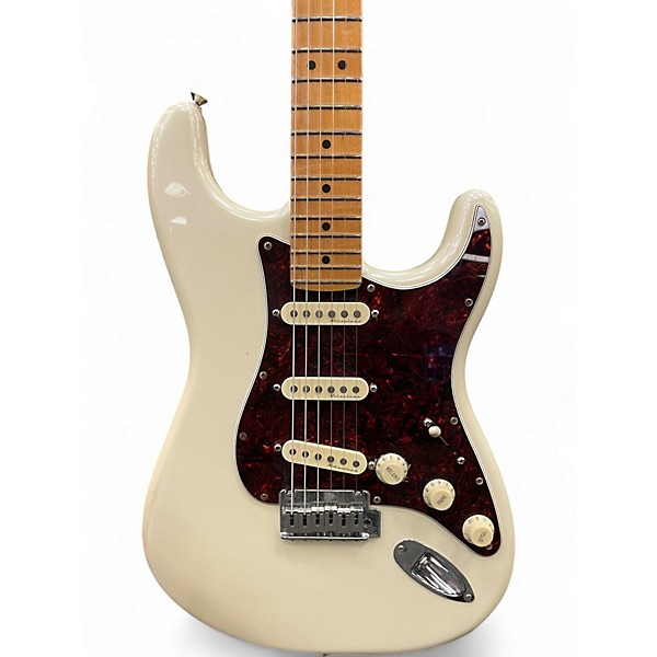 Used Fender Player Plus Stratocaster Olympic Pearl Solid Body Electric Guitar