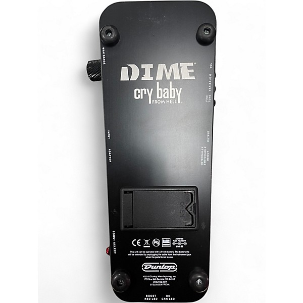 Used Dunlop DB01B Cry Baby From Hell Effect Pedal