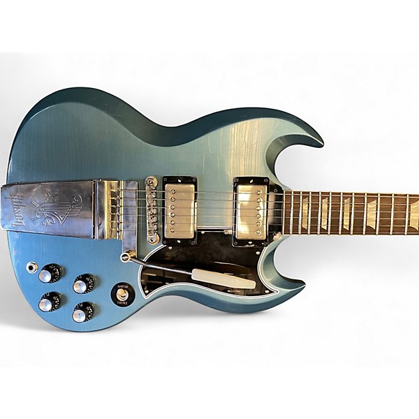 Used Gibson 1964 Reissue SG Standard Maestro Murphy Lab Ultra Light Pelham Blue Solid Body Electric Guitar