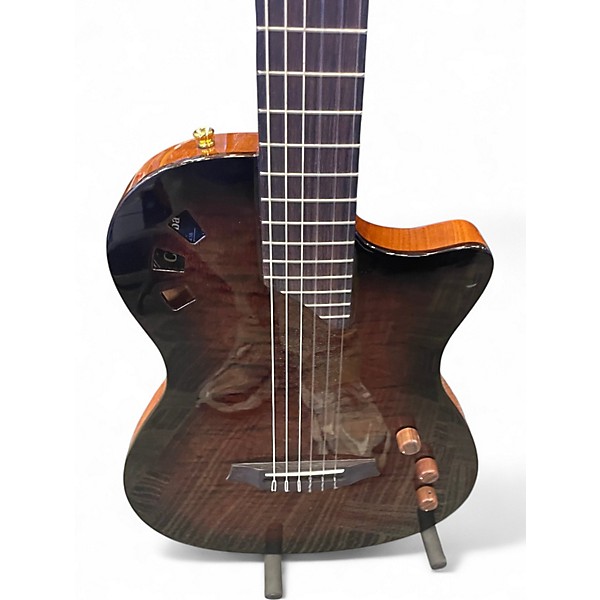Used Cordoba STAGE Brown Sunburst Classical Acoustic Electric Guitar