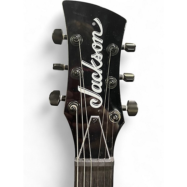 Used Jackson js22 surfcaster Black Solid Body Electric Guitar