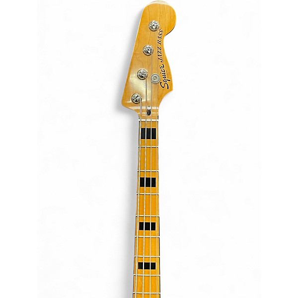 Used Squier Classic Vibe 70s Jazz Bass 3 Tone Sunburst Electric Bass Guitar