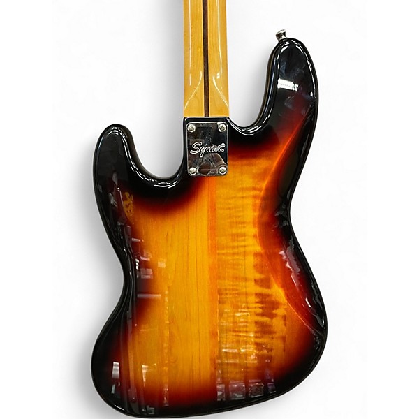 Used Squier Classic Vibe 70s Jazz Bass 3 Tone Sunburst Electric Bass Guitar