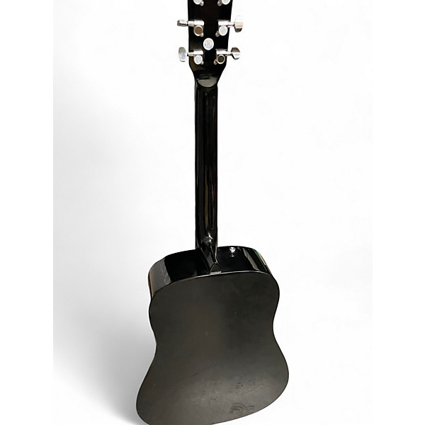 Used Fender CD60 Dreadnought Black Acoustic Guitar