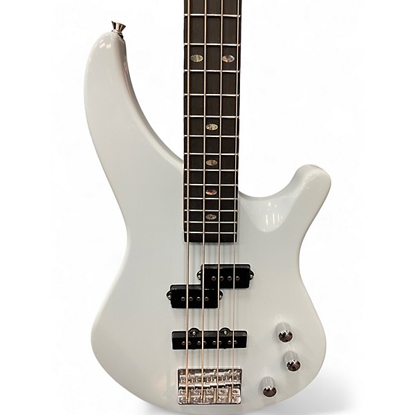 Used Mitchell MB100 Short-Scale powder blue Electric Bass Guitar