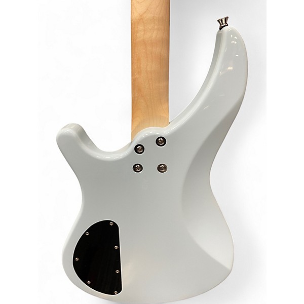 Used Mitchell MB100 Short-Scale powder blue Electric Bass Guitar