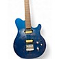 Used Ernie Ball Music Man Axis Super Sport HH Blue Solid Body Electric Guitar