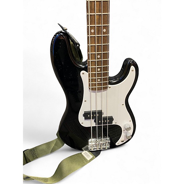 Used Squier Mini Precision Bass Black Electric Bass Guitar