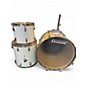 Used Pearl 3 Piece Export Alpine White Drum Kit