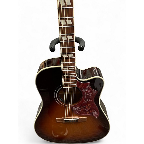 Used Epiphone HUMMINGBIRD EC STUDIO Tobacco Sunburst Acoustic Electric Guitar