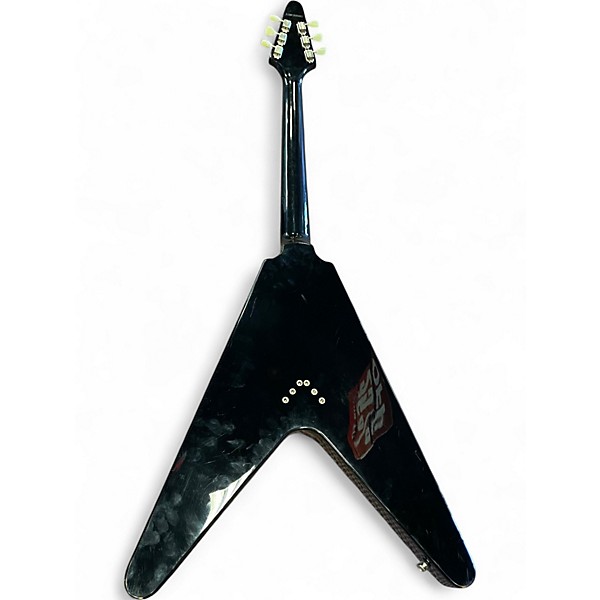 Used Epiphone Flying V Ebony Solid Body Electric Guitar