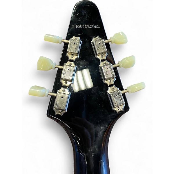 Used Epiphone Flying V Ebony Solid Body Electric Guitar