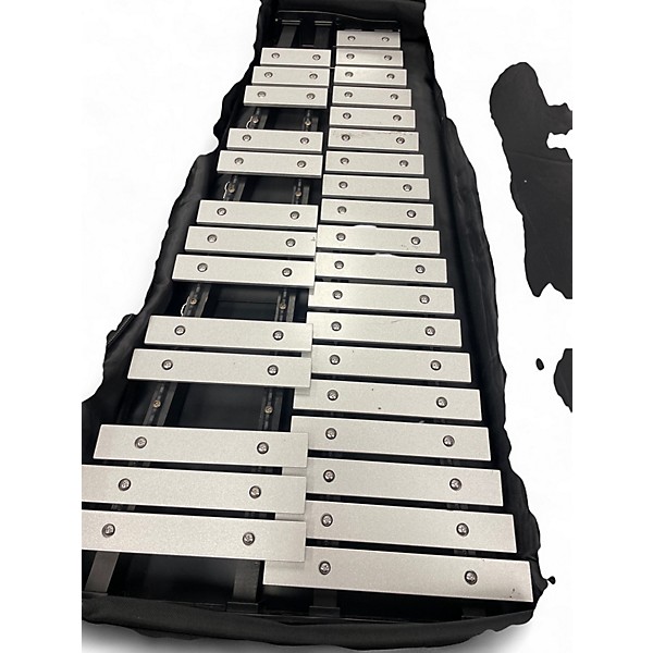 Used Majestic Bell and Practice Pad Kit With Rolling Cart