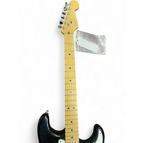 Used Fender American Standard Stratocaster Black Solid Body Electric Guitar