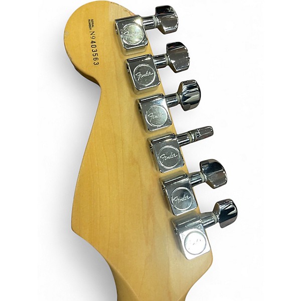 Used Fender American Standard Stratocaster Black Solid Body Electric Guitar