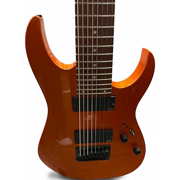 Used Ibanez RG80E Orange Metallic Solid Body Electric Guitar