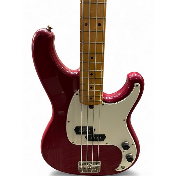 Used Ibanez Roadstar II  Red Electric Bass Guitar