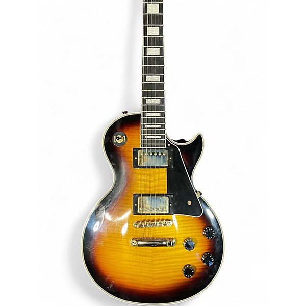 Used Epiphone Les Paul Custom triburst Solid Body Electric Guitar