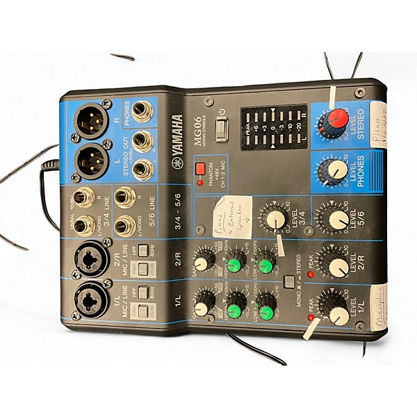 Used Yamaha MG06 Powered Mixer