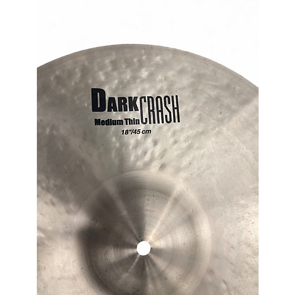 Used Zildjian 18in DARK CRASH 18 Cymbal